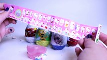 Surprise Eggs Frozen Peppa Pig Mickey Mouse Spiderman Minnie Huevos Sorpresa Part 7