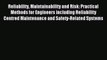 Read Reliability Maintainability and Risk: Practical Methods for Engineers including Reliability