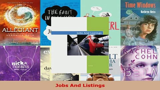 PDF Jobs And Listings Read Full Ebook