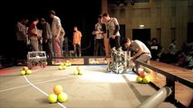 طلبة سوريون لاجئون يشاركون بمسابقة دولية للروبوت