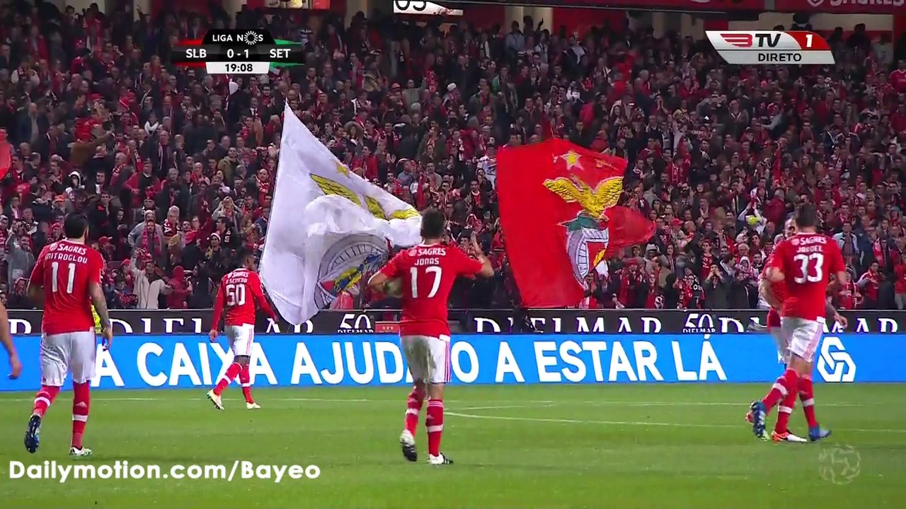 Jonas Goal HD - Benfica 1-1 Setubal - 18-04-2016