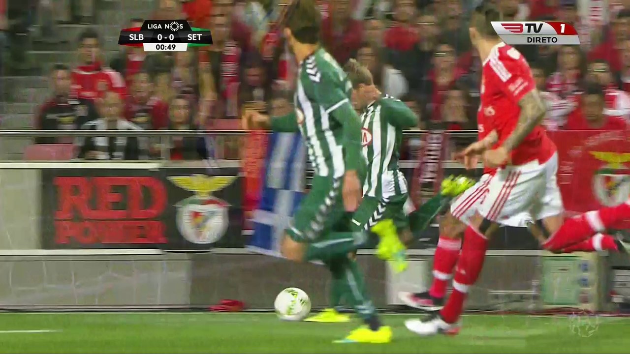 Andre Claro Goal HD - Benfica 0-1 Setubal - 18-04-2016