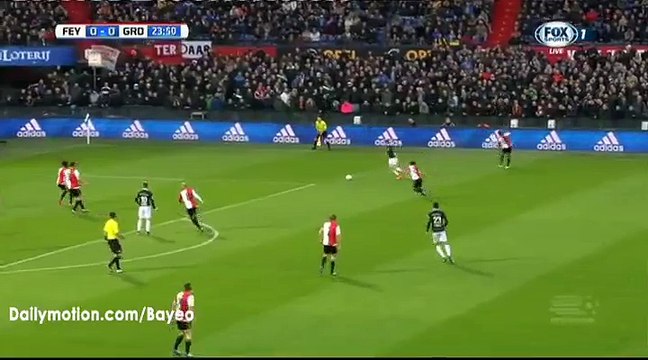 Michael de Leeuw Goal HD - Feyenoord 0-1 Groningen - 16-04-2016