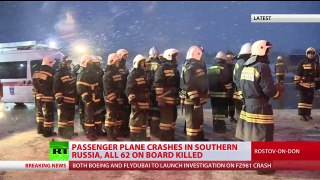 FlyDubai Boeing-737 FZ981 ช Russia_ ต่อการตายของ 62 อยู่บนรายงานข่าวพิเศษ