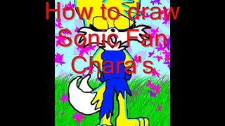 How to Draw Sonic fan Chara TrikX