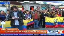 Ecuatorianos en España expresan su solidaridad y envían ayuda a compatriotas afectados por terremoto