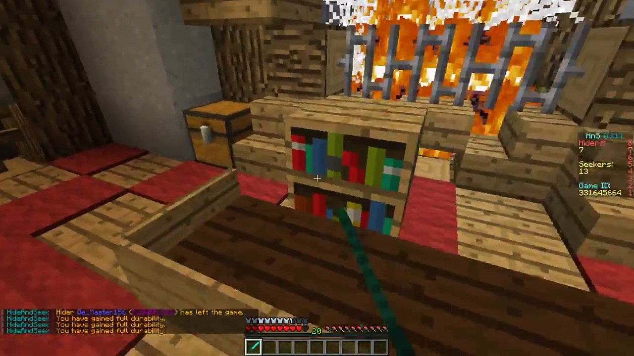 Uh Oh! UH OH!! Minecraft Hide n Seek w/Marcus (Stream Highlights)