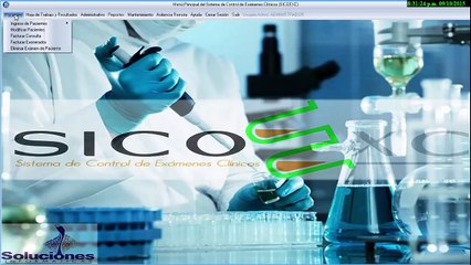 SISTEMA DE CONTROL DE EXAMENES CLINICOS  (SICOEXC) MODULO 01 PACIENTES