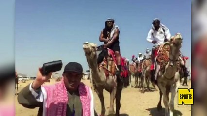 Marshawn Lynch Ghost Riding a Camel in Egypt Is #Goals