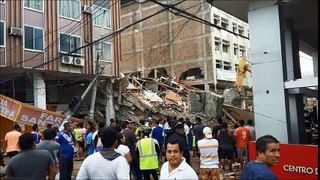 Terremoto en Ecuador impactante