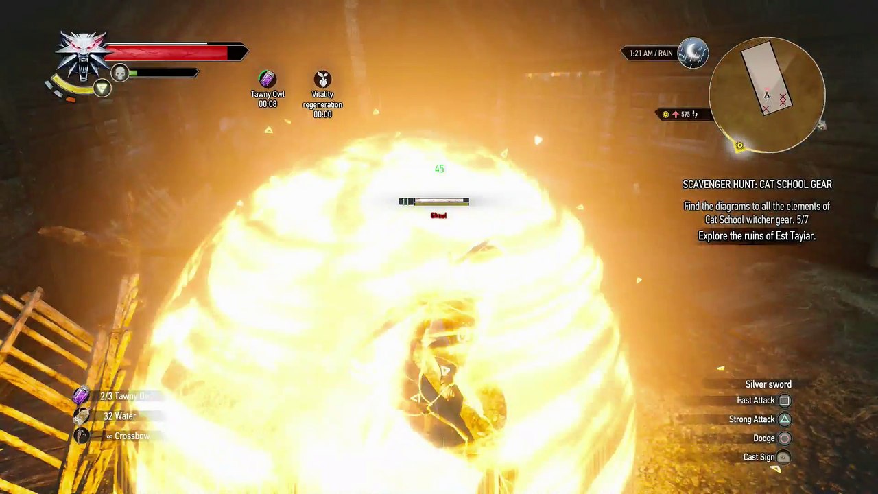 WITCHER 3 DEATH MARCH! WALKTHROUGH 116 - SCAVENGER HUNT CAT SCHOOL GEAR