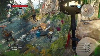 WITCHER 3 DEATH MARCH! WALKTHROUGH 118 - FOLLOWIG THE THREAD KILL HAMMOND