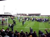Arbroath fans pitch invasion when they win the League