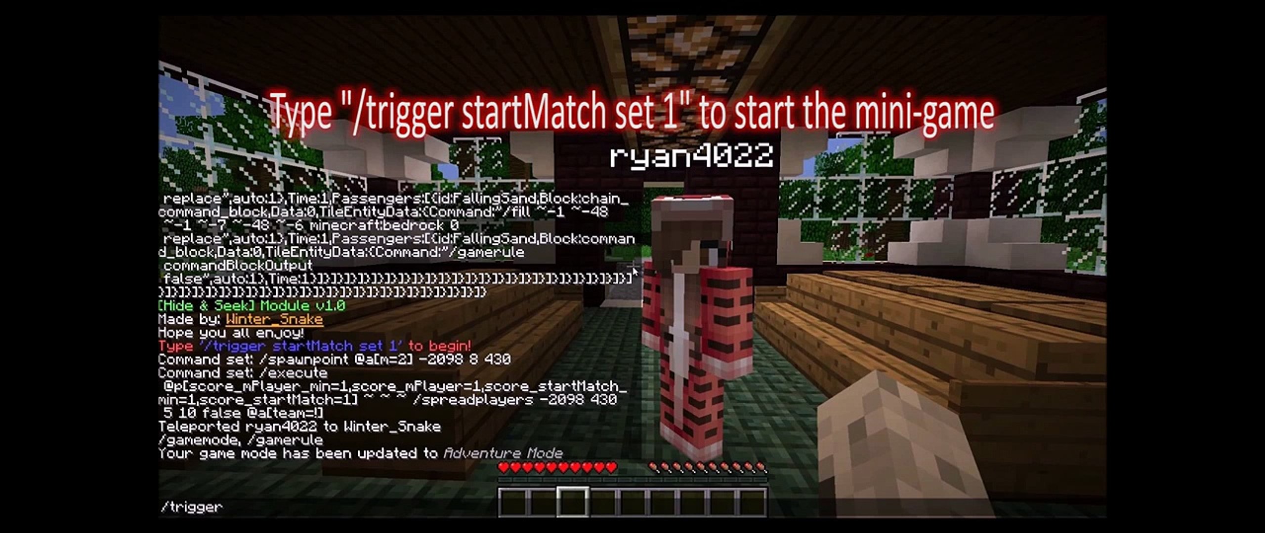 Minecraft Hide And Seek Command