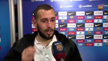 Arda Turan y Aleix Vidal valoran el 7-0 contra el Valencia CF [ESP]