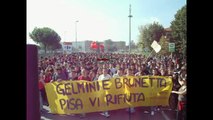 Pisa- Corteo contro Gelmini & Brunetta