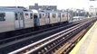 100th Video!!!! R62A {1} Train Arriving and Departing 207 Street(PM RUSH)(HD)