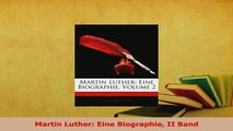 Download  Martin Luther Eine Biographie II Band Free Books
