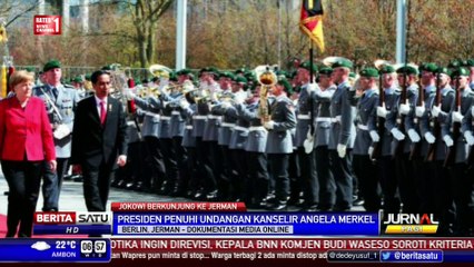 Jerman Sambut Jokowi dengan Lagu Indonesia Raya