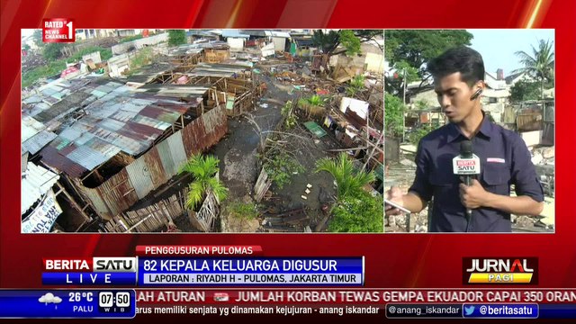 Digusur, Warga Pulomas Dipindah ke Rusun Pinus Elok