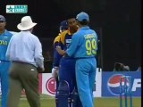 Cricket Fights - Sourav Ganguly v Russell Arnold - India v Sri Lanka final Match