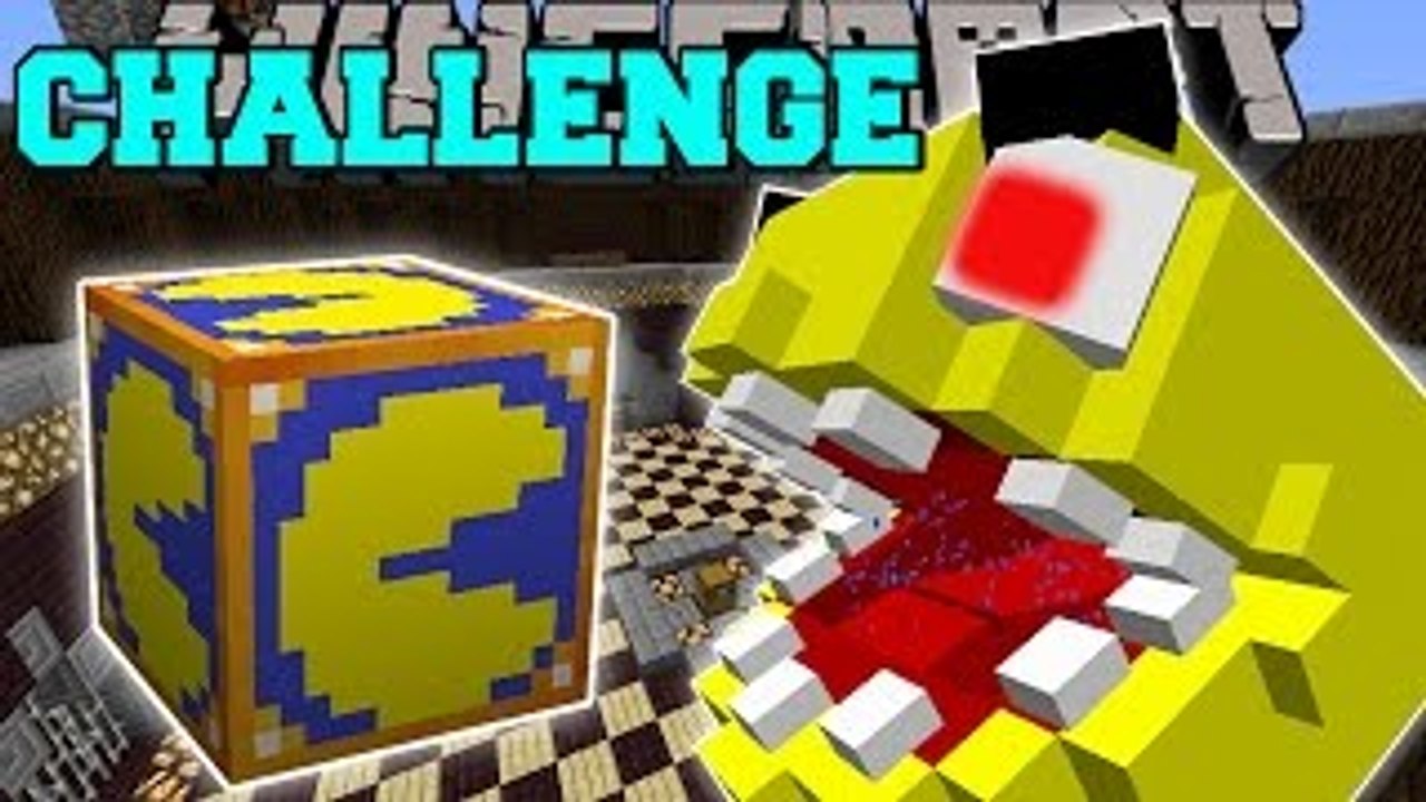 Minecraft PopularMMOs: PACMAN FIGHT CHALLENGE GAMES - Lucky Block Mod