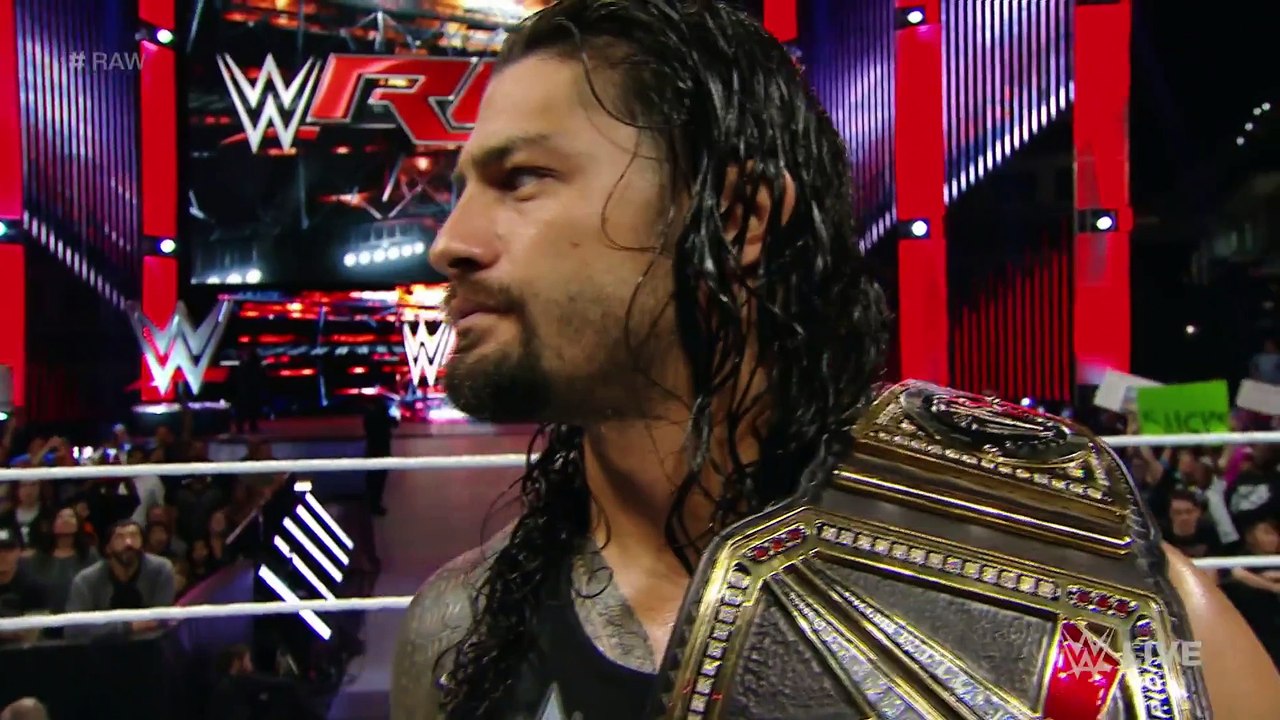 Bray Wyatt helps Roman Reigns repel The League of Nations  Raw, April 11, 2016