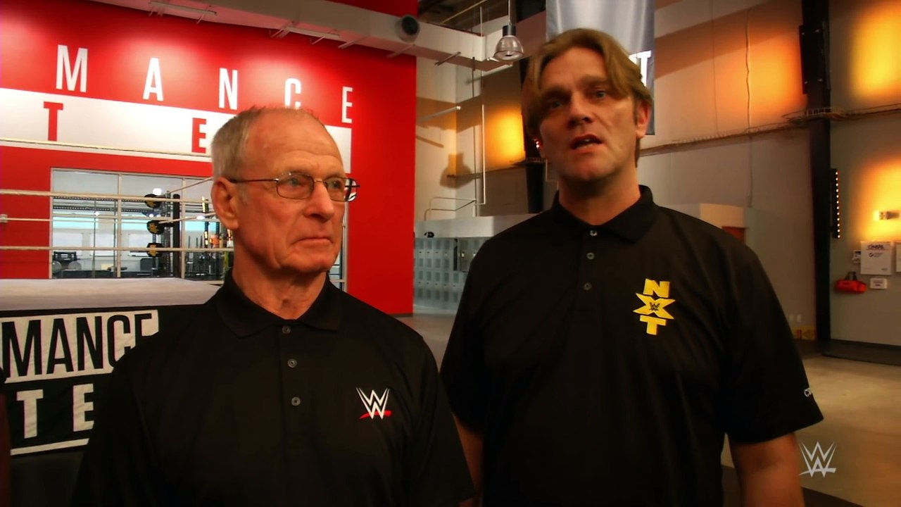 British legend Johnny Saint visits the WWE Performance Center  March 25, 2016