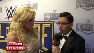 Dana Warrior comments on inducting Joan Lunden into the WWE Hall of Fame  April 2, 2016