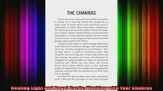 Read  Healing Light and Angel Cards Working with Your Chakras  Full EBook