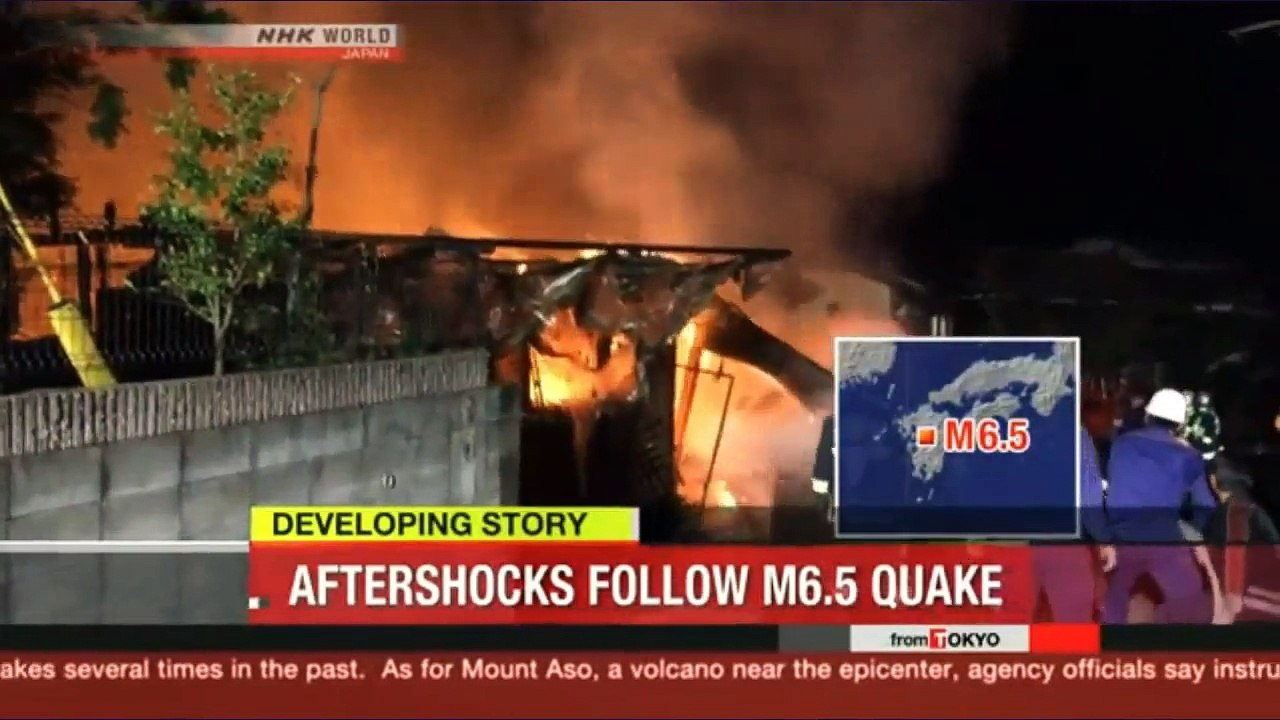 Breaking News 4/14/16: Strong Quake Rocks Southern Japan; No Abnormalities At Sendai Nuke Plant