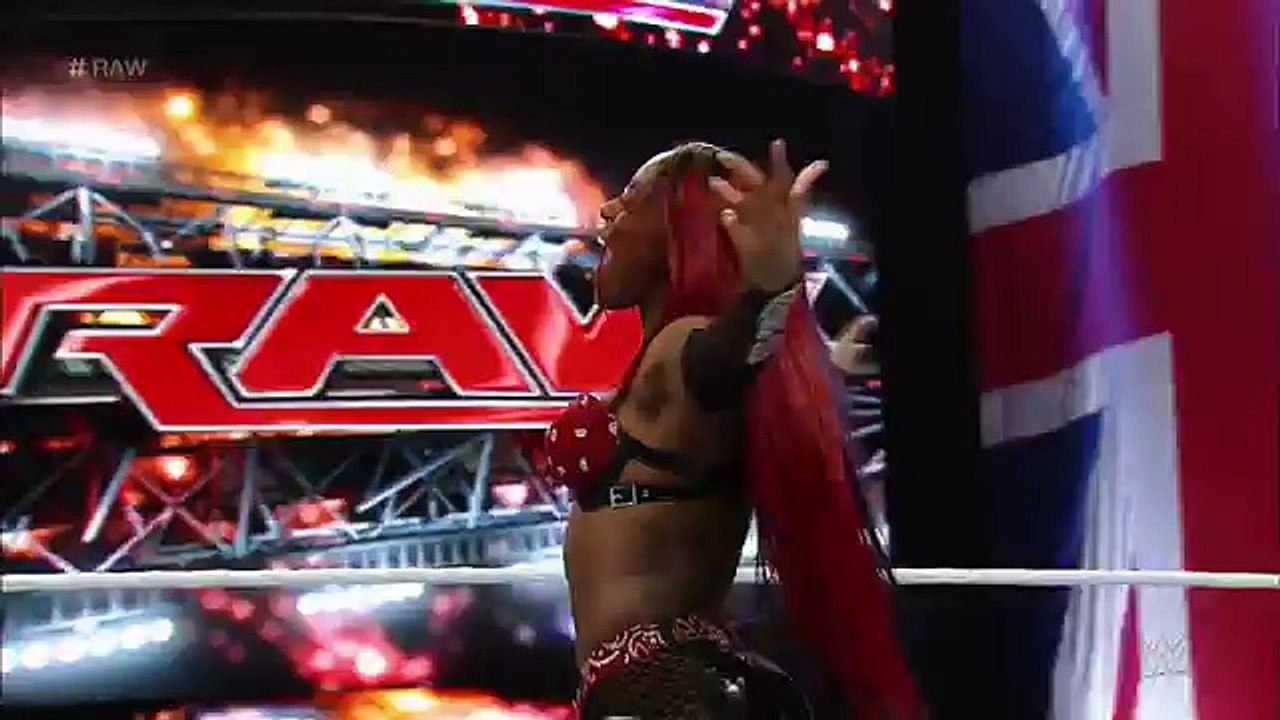 Natalya, Sasha Banks, Becky Lynch & Paige vs Charlotte, Naomi, Tamina & Summer Rae-Raw, Apr 18, 2016