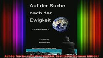 Read  Auf der Suche nach der Ewigkeit Realitäten German Edition  Full EBook
