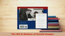 PDF  The Wit  Wisdom of Ronald Reagan PDF Book Free