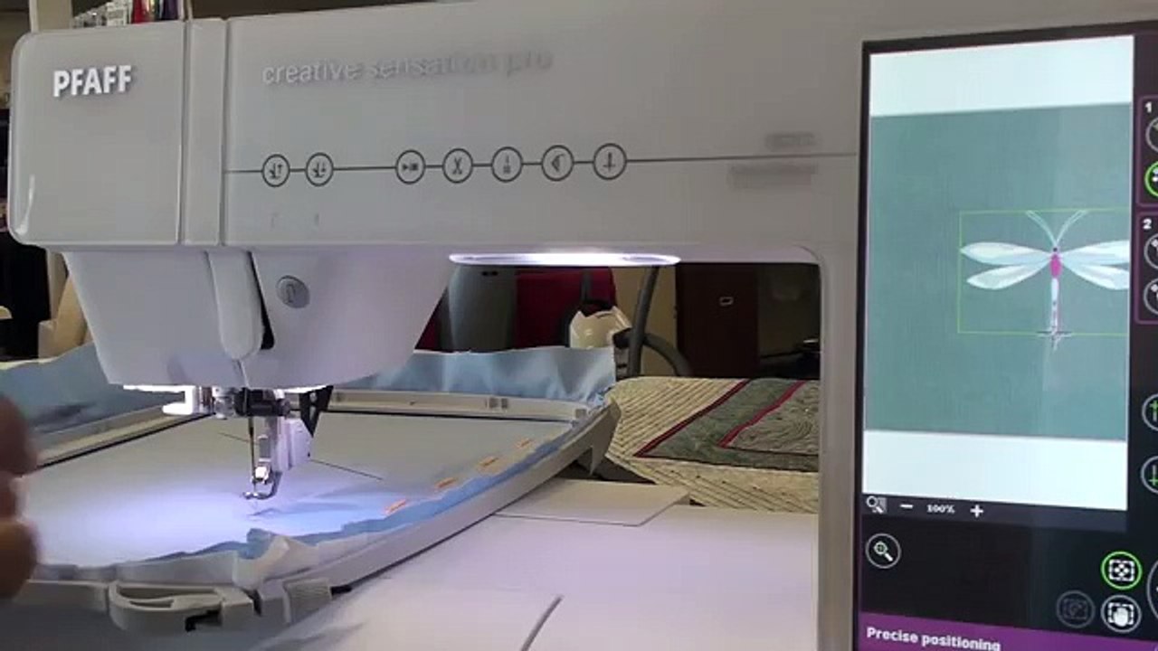 Pfaff Creative Sensation Pro, class 2 embroidery 71