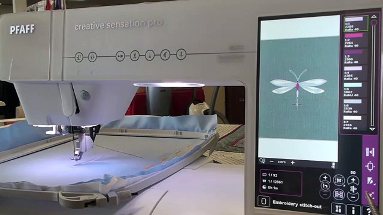 Pfaff Creative Sensation Pro, class 2 embroidery 77