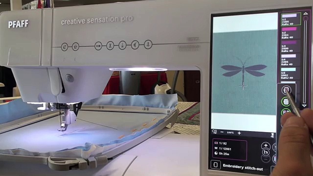 Pfaff Creative Sensation Pro, class 2 embroidery 79