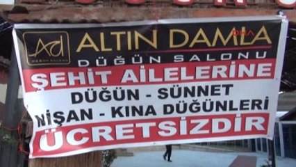 Kayseri Şehit Ailelerinin Düğünlerini Ücretsiz Yapacak