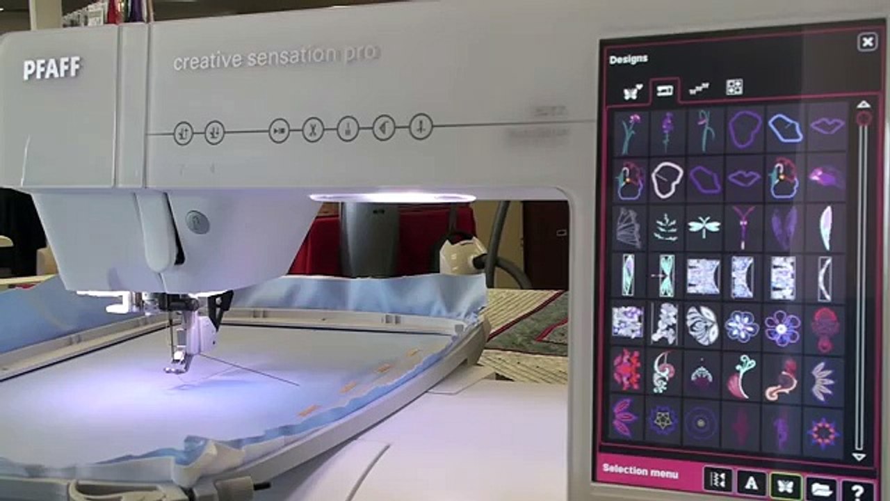 Pfaff Creative Sensation Pro, class 2 embroidery 82