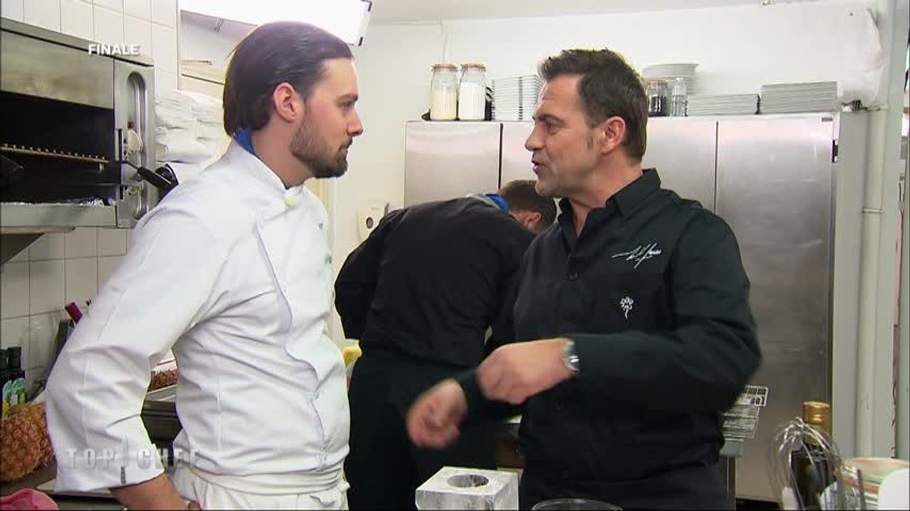 Xavier détaille son menu