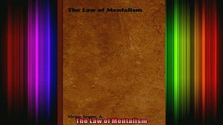 Read  The Law of Mentalism  Full EBook