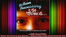 Read  When Necessary Use Words Reflections from a Guatemalan Bus  Full EBook