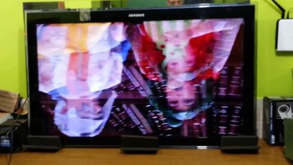tv samsung defeito na tela resolvido