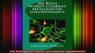 Read  206 Rune Words Chakras Metalexicon Logodynamics  Full EBook