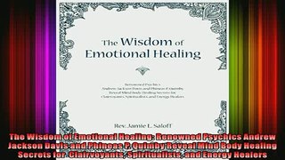 Read  The Wisdom of Emotional Healing Renowned Psychics Andrew Jackson Davis and Phineas P  Full EBook
