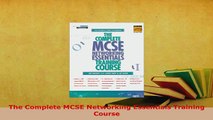 PDF  The Complete MCSE Networking Essentials Training Course Read Online