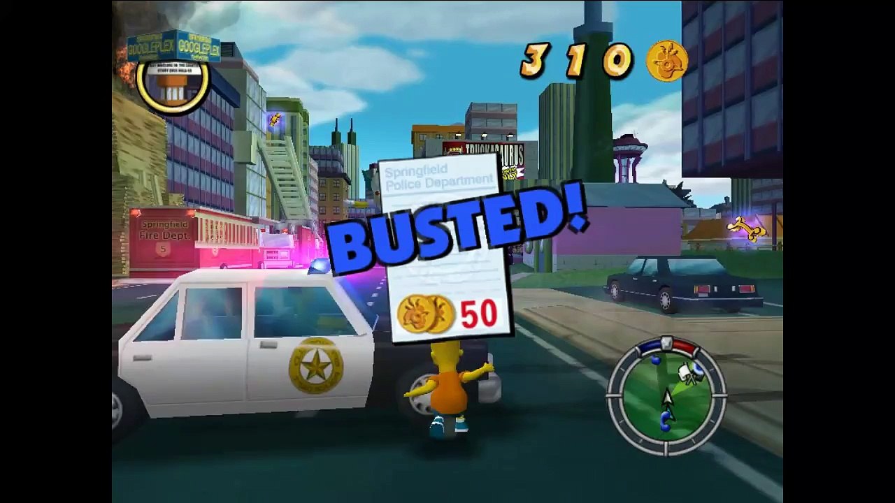 Bart Goes Bad  Simpsons Hit & Run PART 5