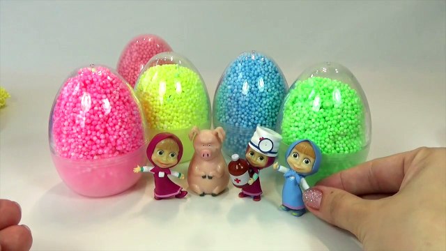 Сюрпризы Маша и Медведь. Открываем необычные сюрпризы с героями мультика Маша и Медведь