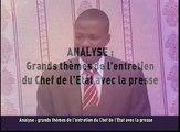 Analyse : Grands thèmes de l'entretien de Boni Yayi avec la presse Béninoise 1/22