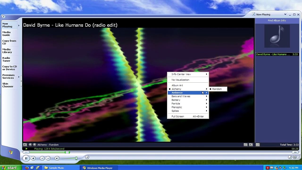 Windows XP ~ Windows Media Player's Transitions.exe :3 - video Dailymotion